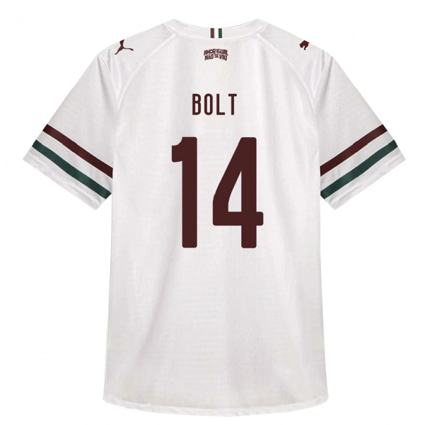 Danxen Mulher Camisola Diego Bolt #14 Branco Verde Borgonha Alternativa 2026/27 Camisa