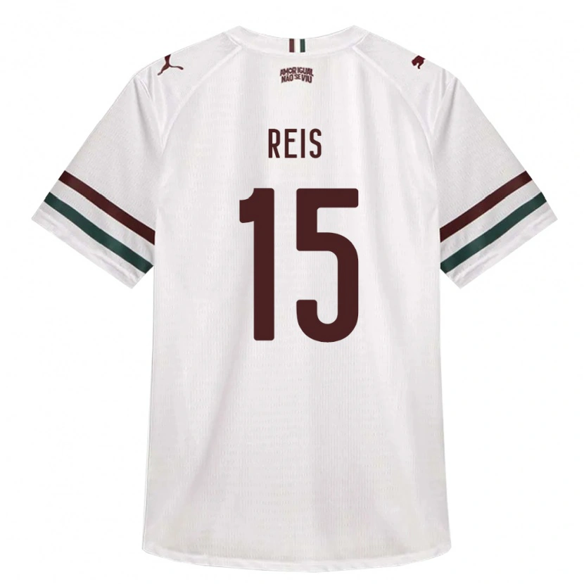 Danxen Mulher Camisola Matheus Reis #15 Branco Verde Borgonha Alternativa 2026/27 Camisa