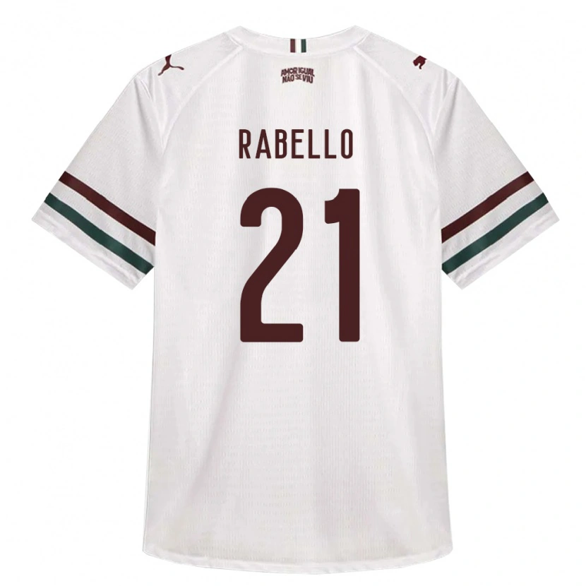 Danxen Mulher Camisola Igor Rabello #21 Branco Verde Borgonha Alternativa 2026/27 Camisa