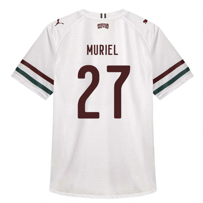 Danxen Mulher Camisola Muriel #27 Branco Verde Borgonha Alternativa 2026/27 Camisa