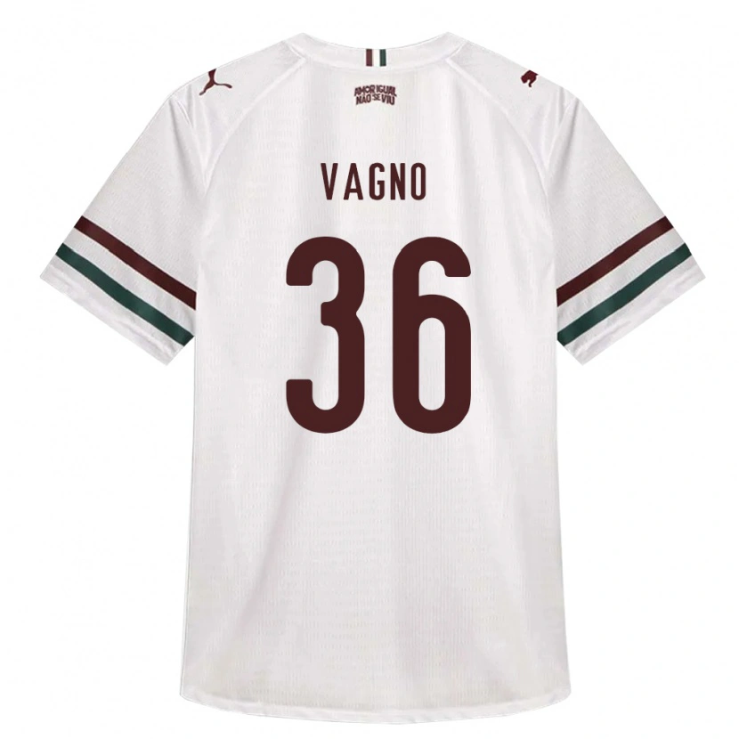 Danxen Mulher Camisola Vagno De Sousa Brito Júnior #36 Branco Verde Borgonha Alternativa 2026/27 Camisa