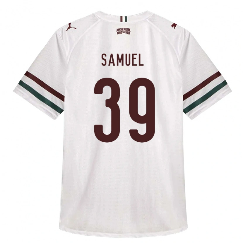 Danxen Mulher Camisola Keven Samuel #39 Branco Verde Borgonha Alternativa 2026/27 Camisa