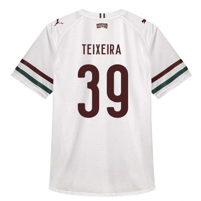 Danxen Mulher Camisola Gabriel Teixeira #39 Branco Verde Borgonha Alternativa 2026/27 Camisa