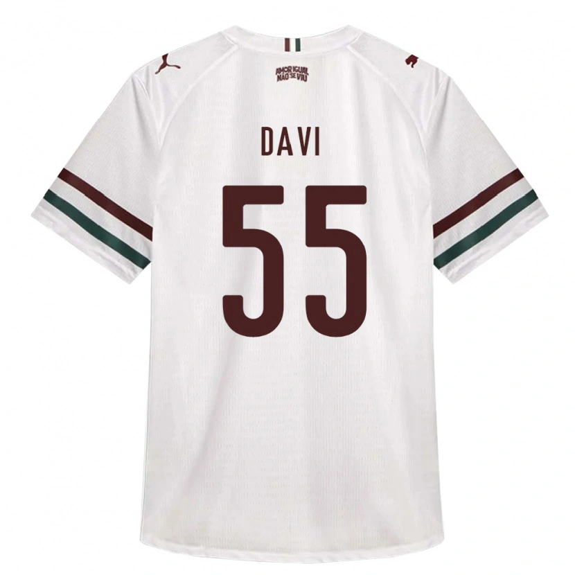 Danxen Mulher Camisola Wallace Davi #55 Branco Verde Borgonha Alternativa 2026/27 Camisa