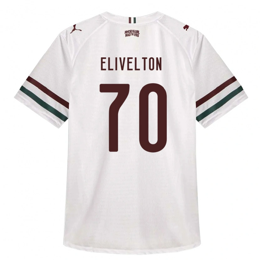 Danxen Mulher Camisola Elivelton Guedes Alves Da Silva #70 Branco Verde Borgonha Alternativa 2026/27 Camisa