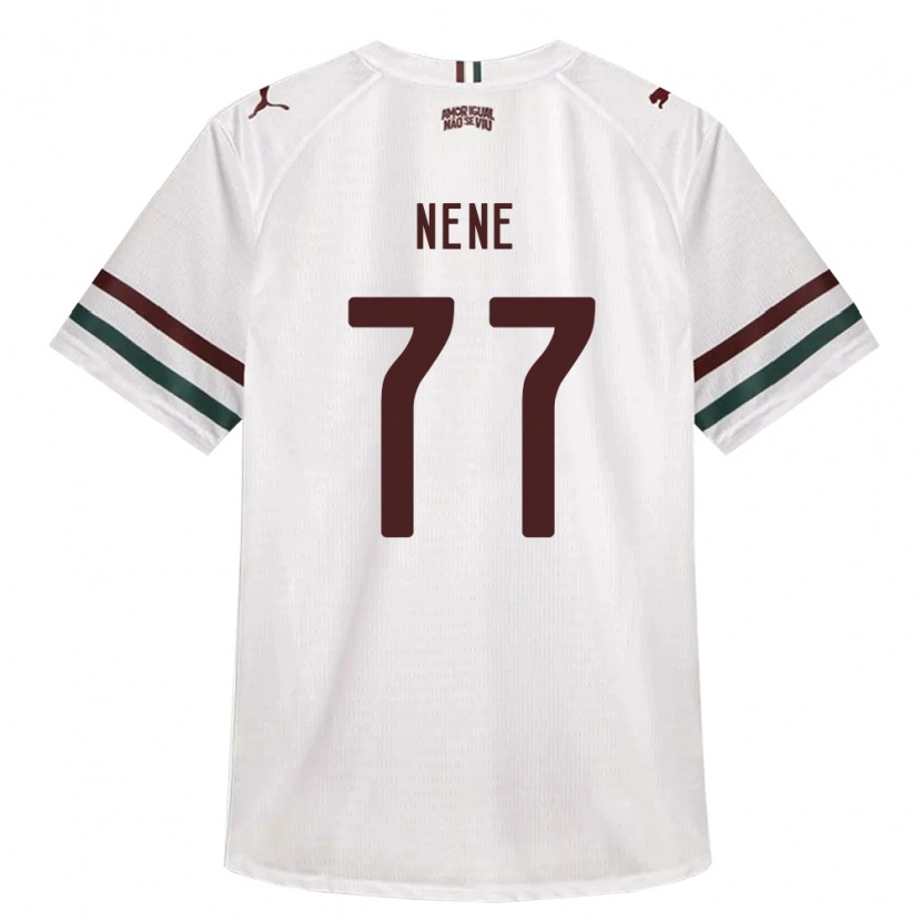 Danxen Mulher Camisola Nene #77 Branco Verde Borgonha Alternativa 2026/27 Camisa