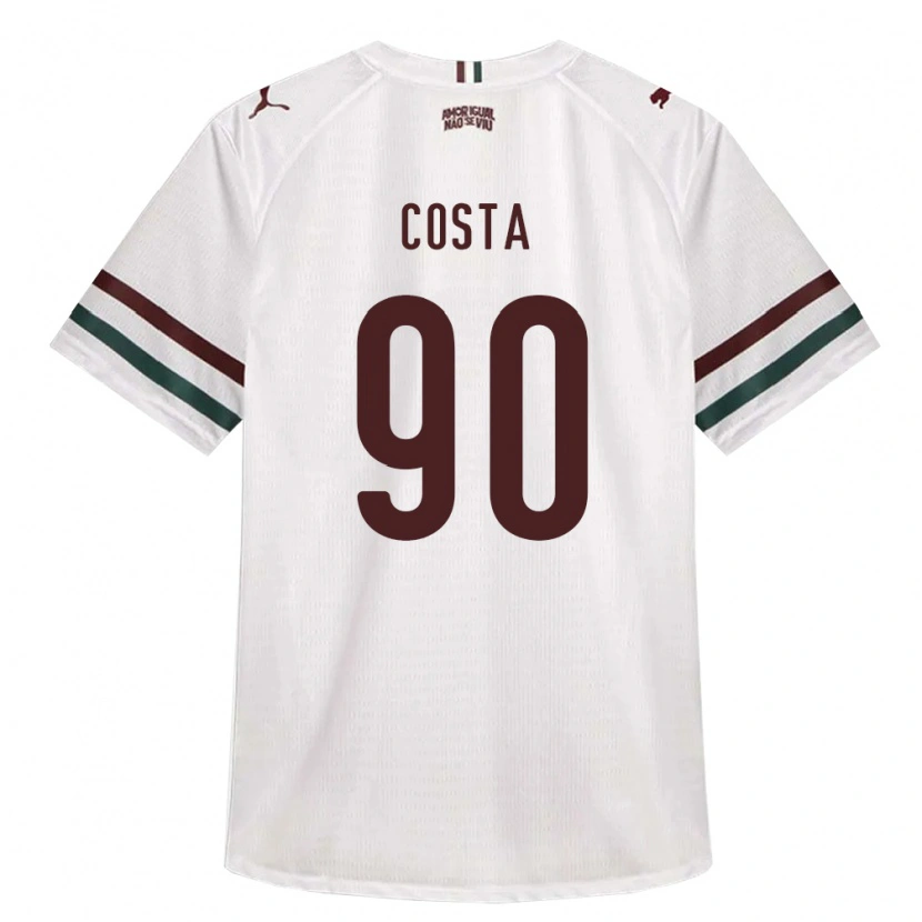 Danxen Mulher Camisola Douglas Costa #90 Branco Verde Borgonha Alternativa 2026/27 Camisa