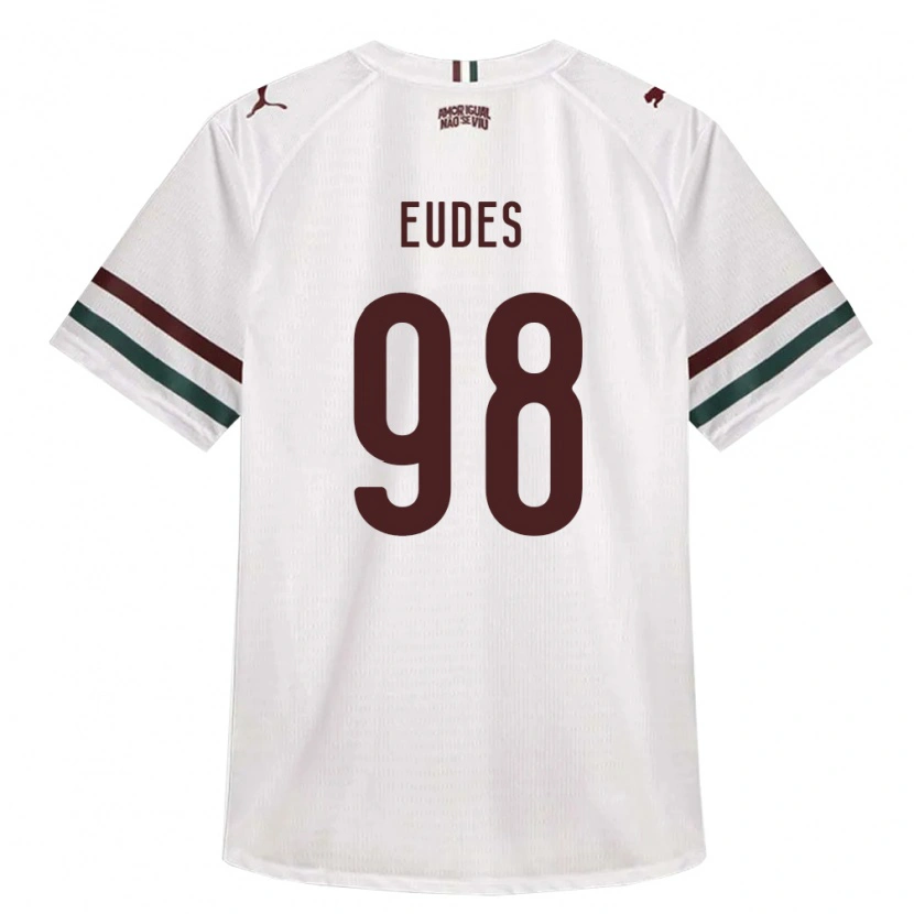 Danxen Mulher Camisola Vitor Eudes #98 Branco Verde Borgonha Alternativa 2026/27 Camisa