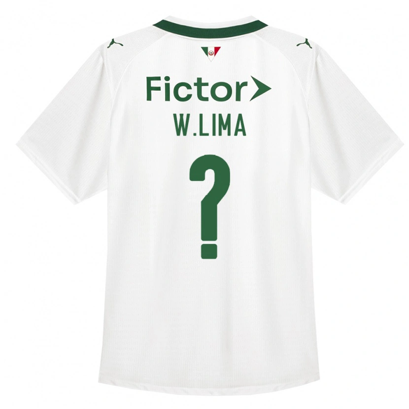 Danxen Mulher Camisola Wesley Lima #0 Verde Branco Alternativa 2026/27 Camisa
