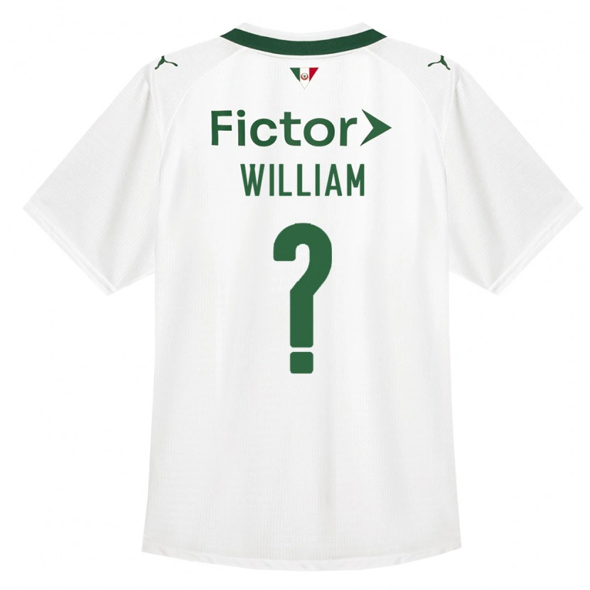 Danxen Mulher Camisola William #0 Verde Branco Alternativa 2026/27 Camisa