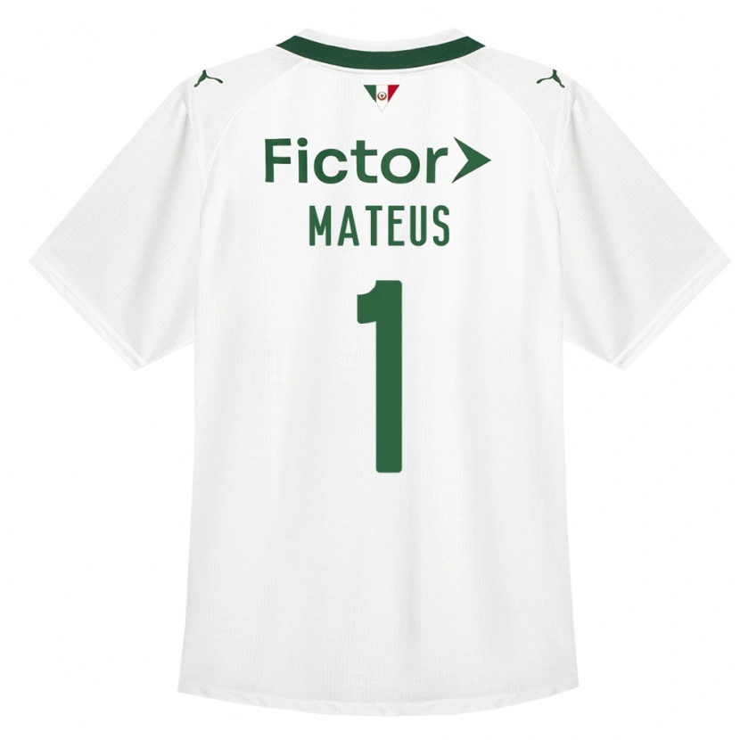 Danxen Mulher Camisola Mateus #1 Verde Branco Alternativa 2026/27 Camisa