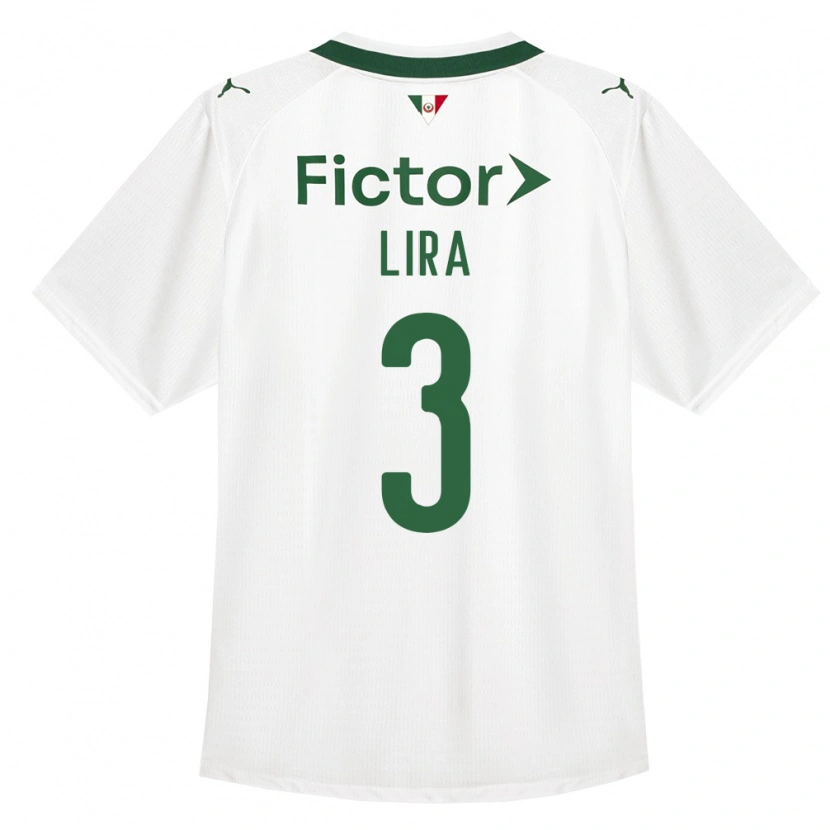 Danxen Mulher Camisola Guilherme Lira #3 Verde Branco Alternativa 2026/27 Camisa
