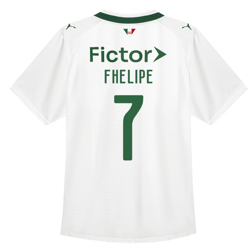 Danxen Mulher Camisola Luis Fhelipe #7 Verde Branco Alternativa 2026/27 Camisa