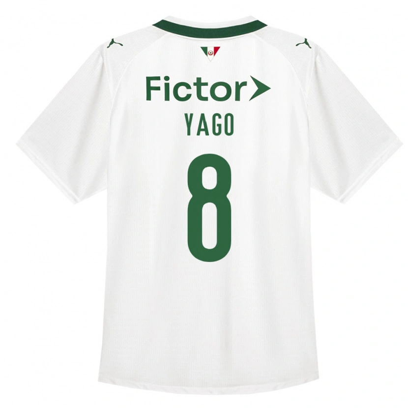 Danxen Mulher Camisola Ruan Yago #8 Verde Branco Alternativa 2026/27 Camisa