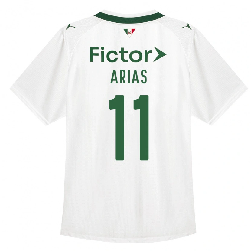 Danxen Mulher Camisola Jhon Arias #11 Verde Branco Alternativa 2026/27 Camisa