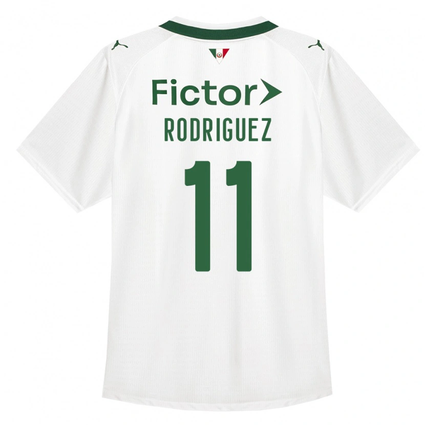 Danxen Mulher Camisola Yamila Rodriguez #11 Verde Branco Alternativa 2026/27 Camisa