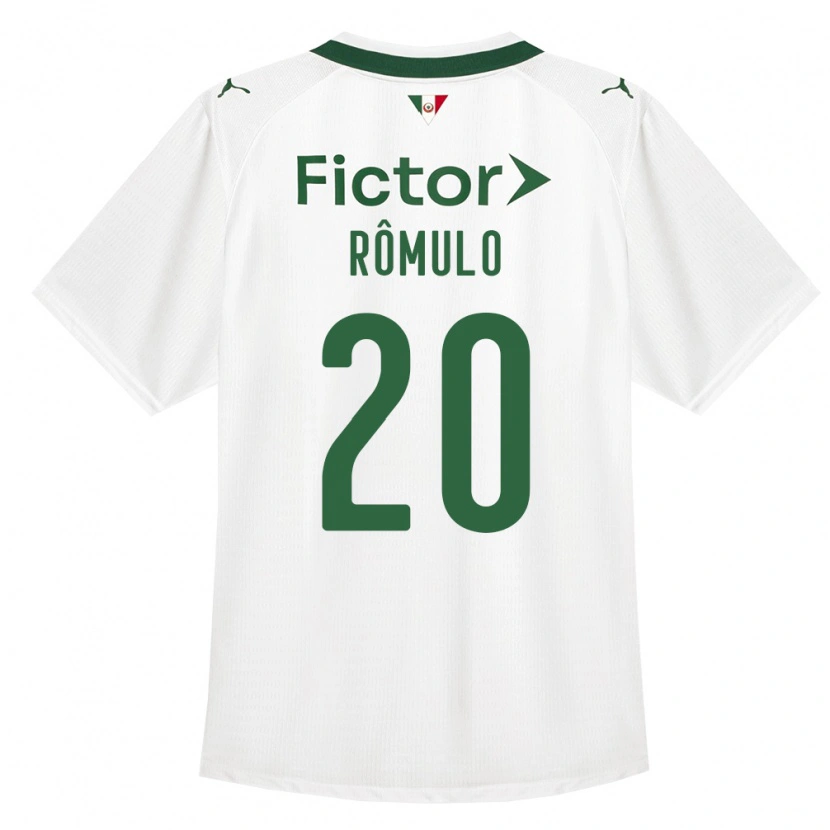 Danxen Mulher Camisola Rômulo #20 Verde Branco Alternativa 2026/27 Camisa