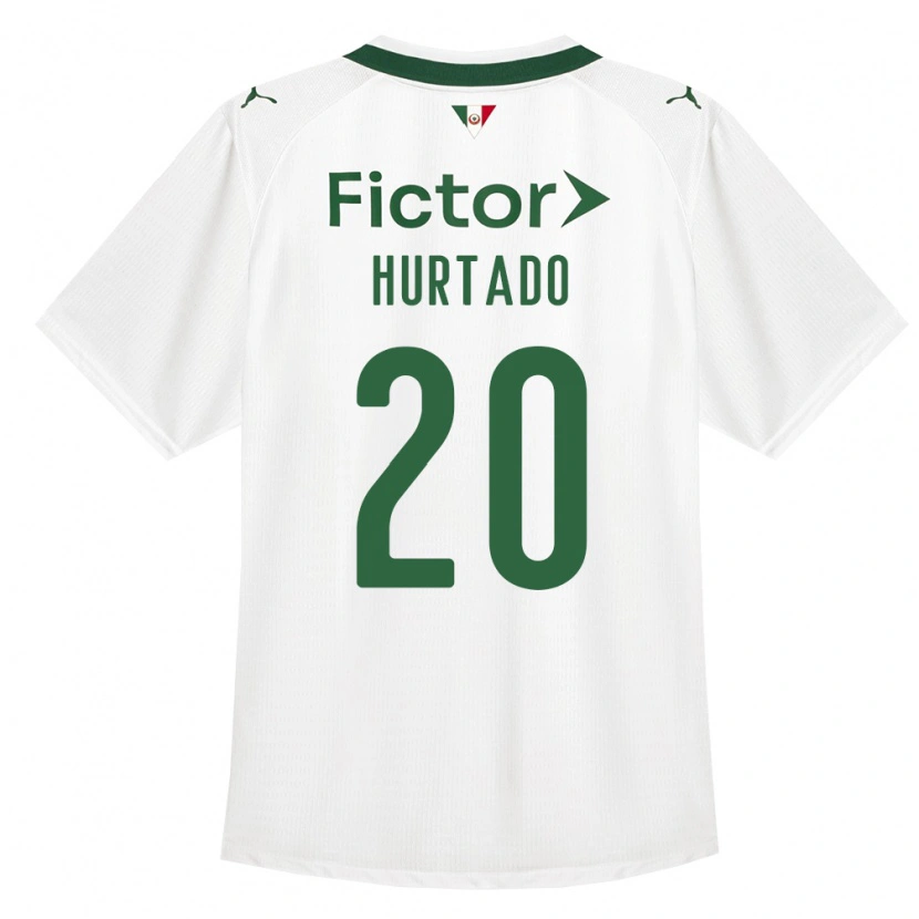 Danxen Mulher Camisola Flavio Hurtado #20 Verde Branco Alternativa 2026/27 Camisa