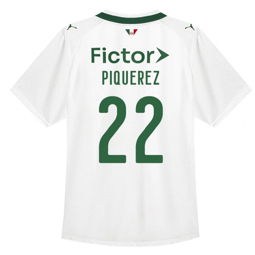 Danxen Mulher Camisola Joaquín Piquerez #22 Verde Branco Alternativa 2026/27 Camisa