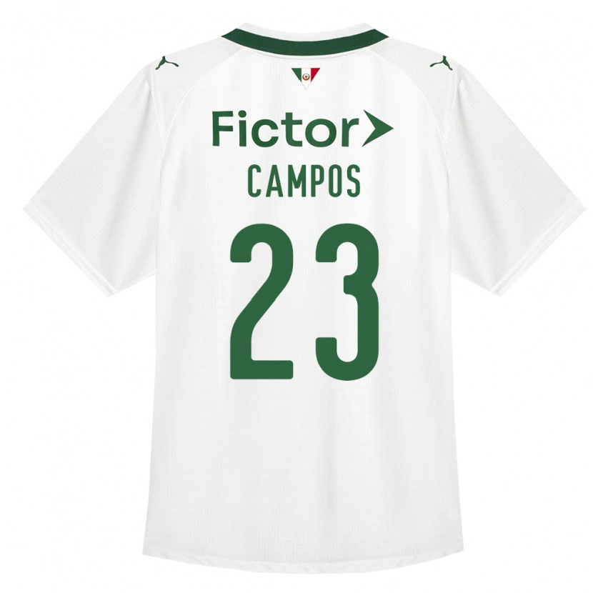 Danxen Mulher Camisola Victor Campos #23 Verde Branco Alternativa 2026/27 Camisa