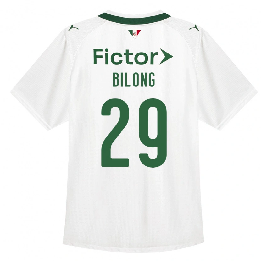 Danxen Mulher Camisola Miguel Bilong #29 Verde Branco Alternativa 2026/27 Camisa