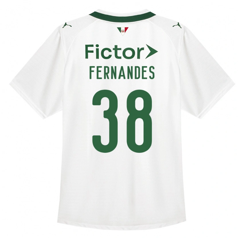 Danxen Mulher Camisola Matheus Fernandes #38 Verde Branco Alternativa 2026/27 Camisa