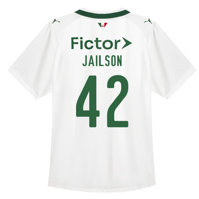 Danxen Mulher Camisola Jailson #42 Verde Branco Alternativa 2026/27 Camisa
