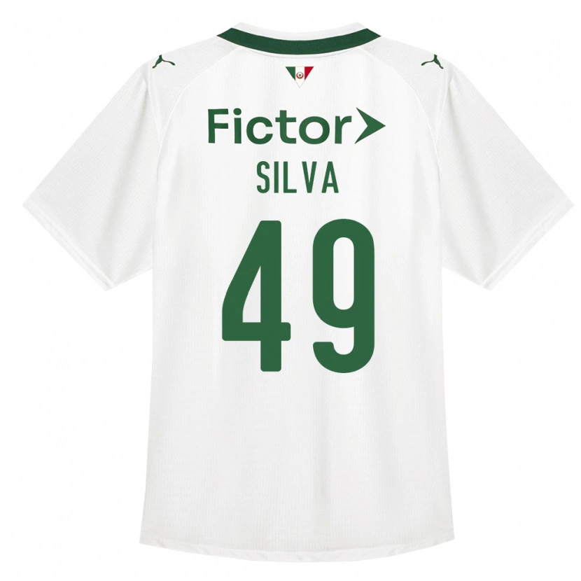 Danxen Mulher Camisola Gabriel Silva #49 Verde Branco Alternativa 2026/27 Camisa