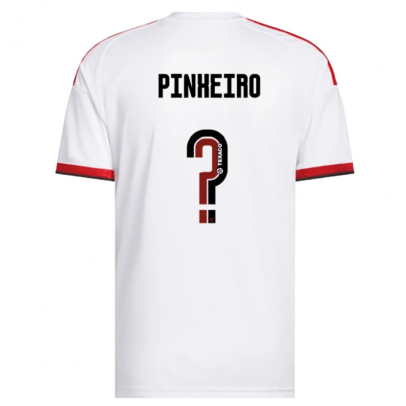 Danxen Mulher Camisola Enzo Pinheiro #0 Branco Vermelho Preto Alternativa 2026/27 Camisa