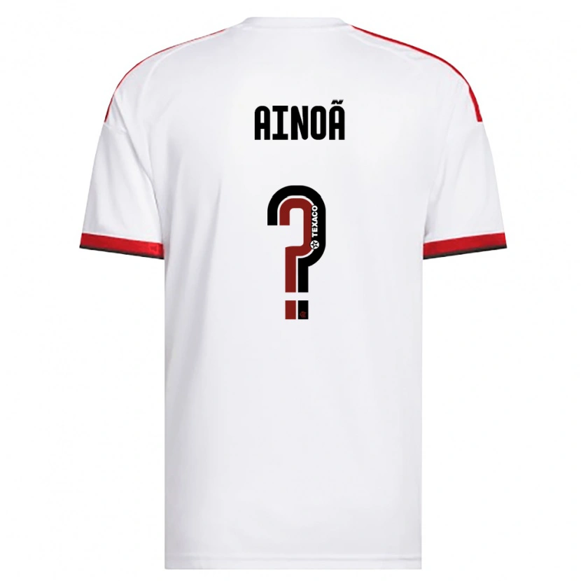 Danxen Mulher Camisola Ainoã #0 Branco Vermelho Preto Alternativa 2026/27 Camisa