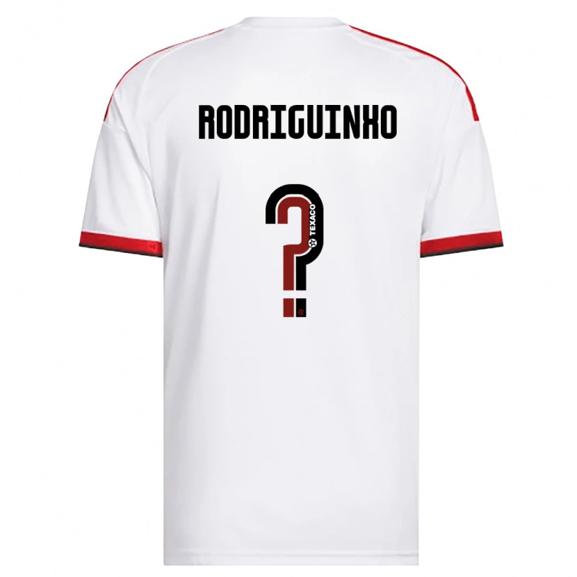 Danxen Mulher Camisola Rodriguinho #0 Branco Vermelho Preto Alternativa 2026/27 Camisa