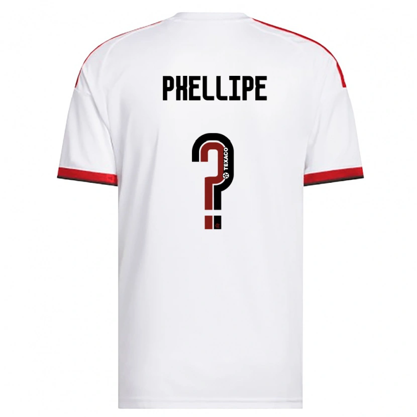 Danxen Mulher Camisola Phellipe #0 Branco Vermelho Preto Alternativa 2026/27 Camisa