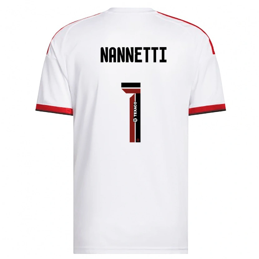 Danxen Mulher Camisola Léo Nannetti #1 Branco Vermelho Preto Alternativa 2026/27 Camisa
