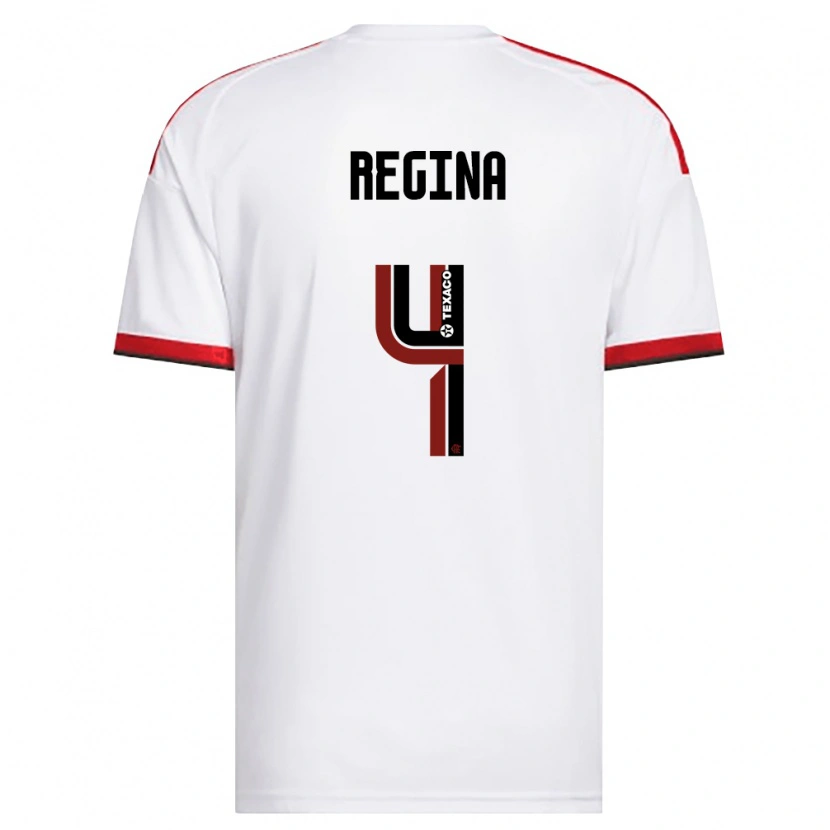 Danxen Mulher Camisola Thaís Regina #4 Branco Vermelho Preto Alternativa 2026/27 Camisa