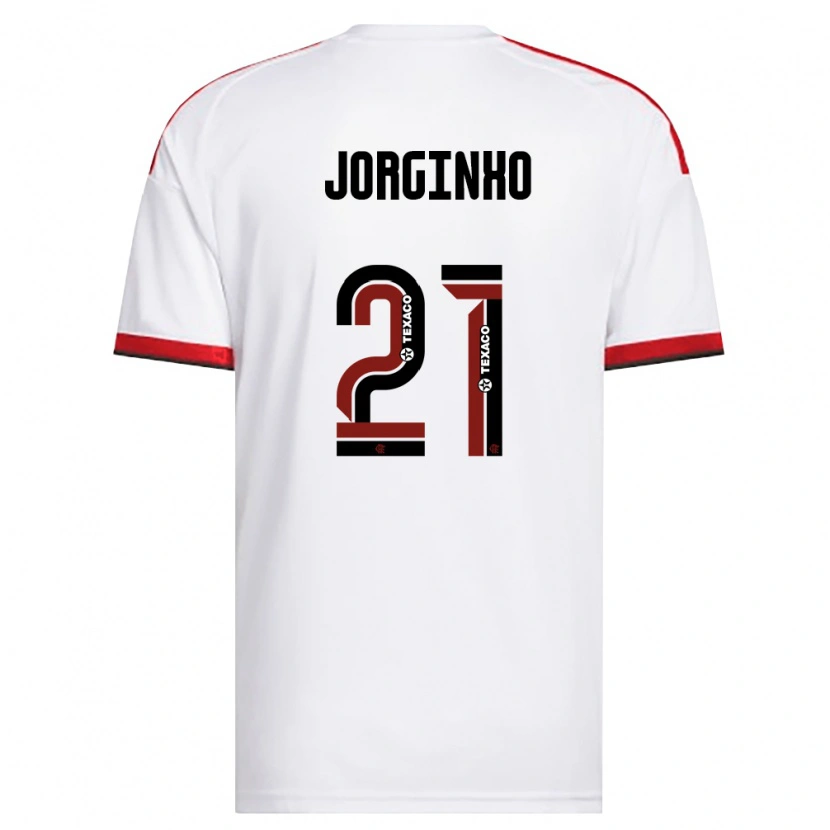 Danxen Mulher Camisola Jorginho #21 Branco Vermelho Preto Alternativa 2026/27 Camisa