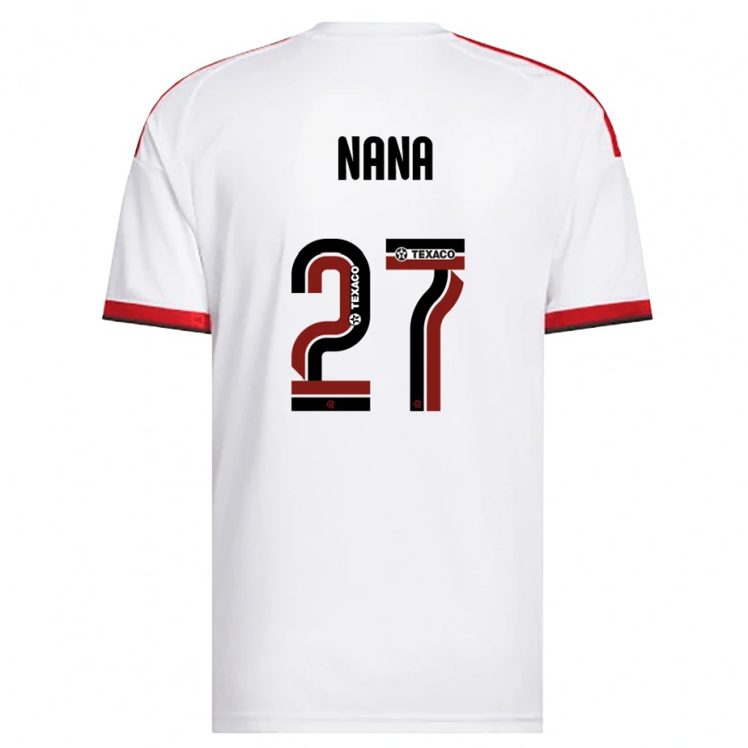 Danxen Mulher Camisola Nana #27 Branco Vermelho Preto Alternativa 2026/27 Camisa