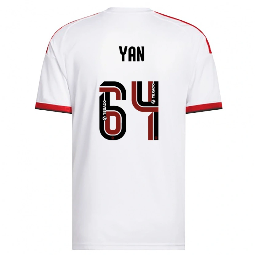 Danxen Mulher Camisola Wallace Yan #64 Branco Vermelho Preto Alternativa 2026/27 Camisa