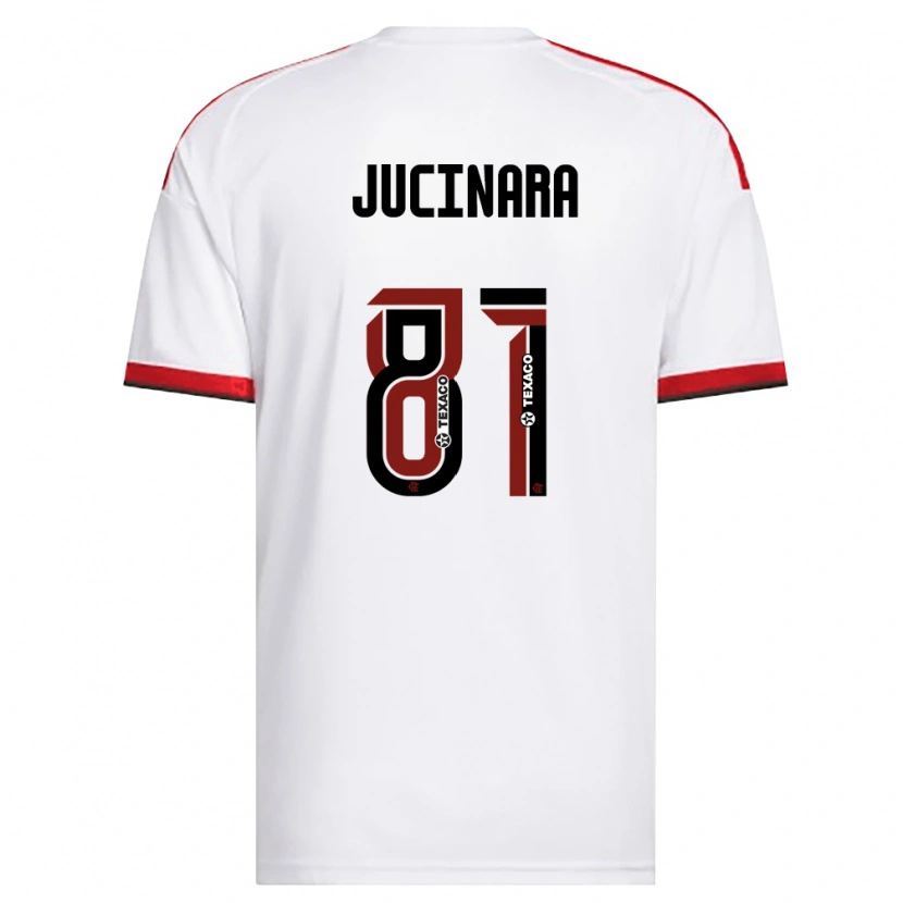 Danxen Mulher Camisola Jucinara #81 Branco Vermelho Preto Alternativa 2026/27 Camisa