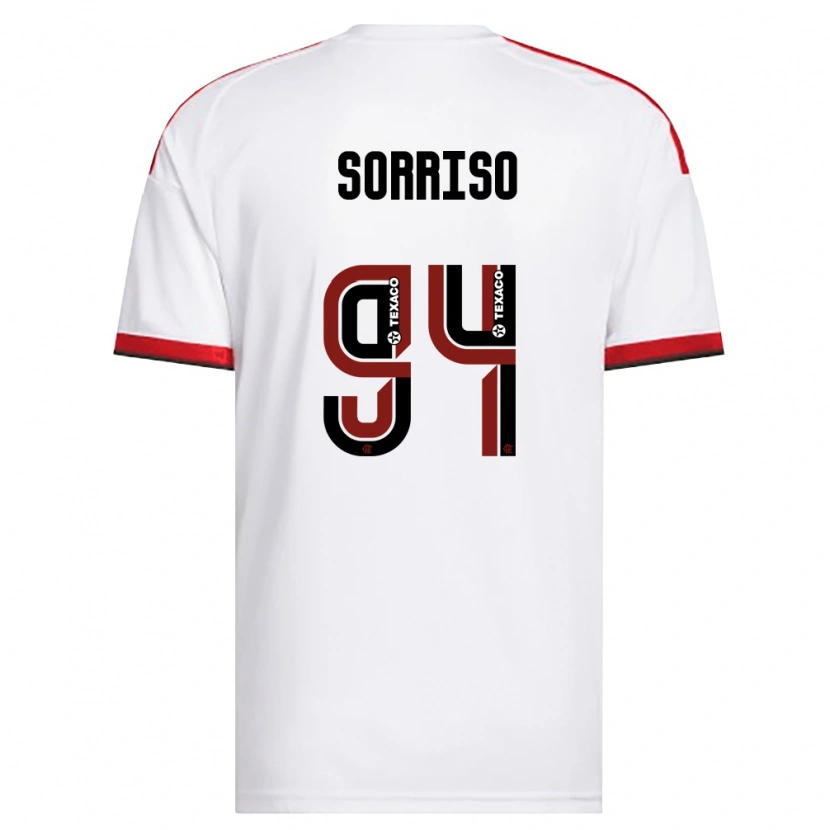 Danxen Mulher Camisola Sorriso #94 Branco Vermelho Preto Alternativa 2026/27 Camisa