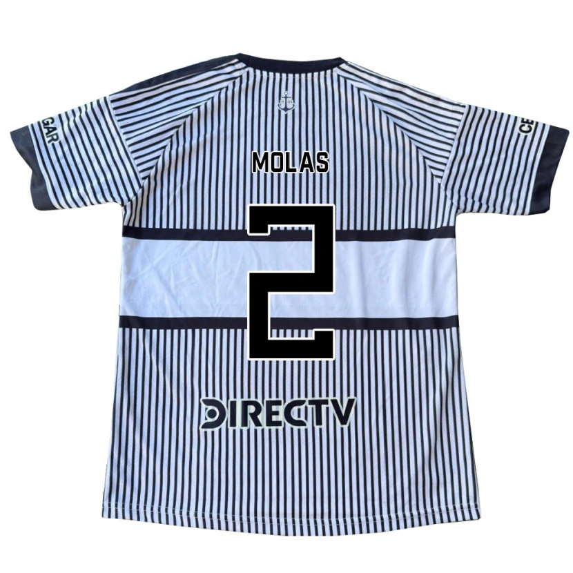 Danxen Mulher Camisola Walter Molas #2 Branco Preto Amarelo Alternativa 2026/27 Camisa