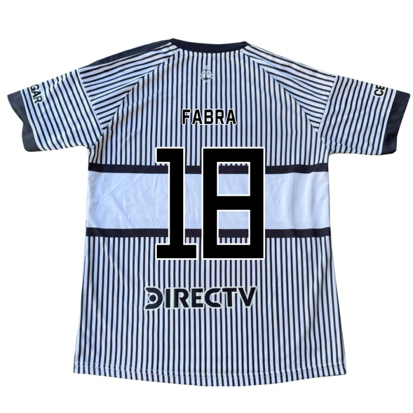 Danxen Mulher Camisola Frank Fabra #18 Branco Preto Amarelo Alternativa 2026/27 Camisa