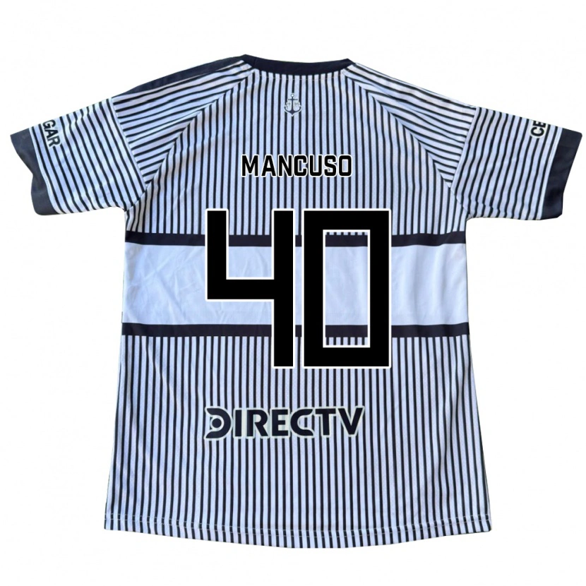 Danxen Mulher Camisola Eros Mancuso #40 Branco Preto Amarelo Alternativa 2026/27 Camisa