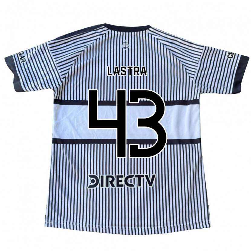 Danxen Mulher Camisola Agustin Lastra #43 Branco Preto Amarelo Alternativa 2026/27 Camisa