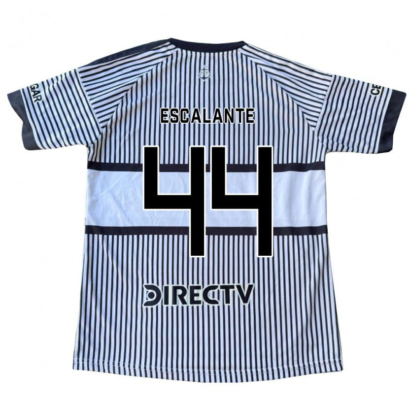 Danxen Mulher Camisola Israel Escalante #44 Branco Preto Amarelo Alternativa 2026/27 Camisa