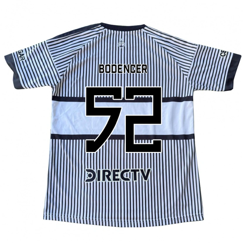 Danxen Mulher Camisola Erik Bodencer #52 Branco Preto Amarelo Alternativa 2026/27 Camisa