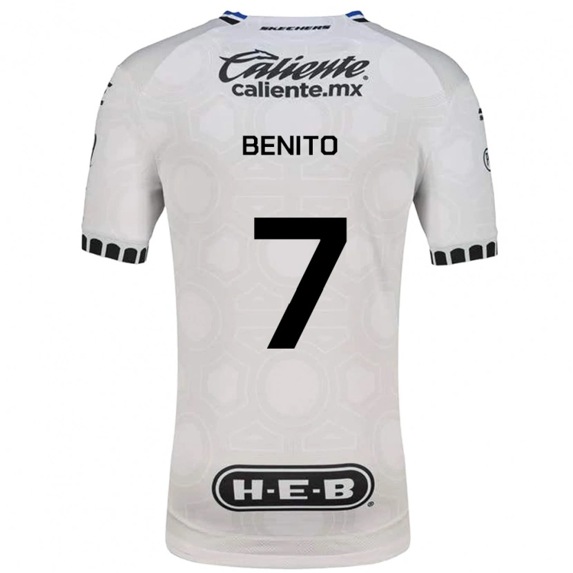 Danxen Mulher Camisola Iker Benito #7 Branco Preto Azul Principal 2026/27 Camisa