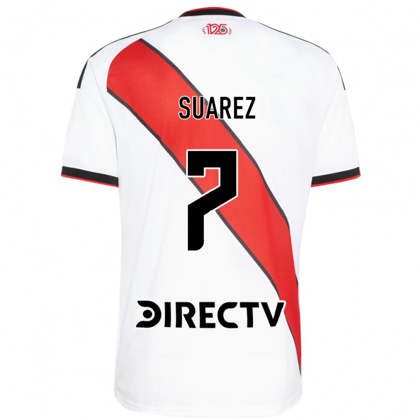 Danxen Criança Camisola Matias Suarez #7 Vermelho Branco Preto Principal 2026/27 Camisa