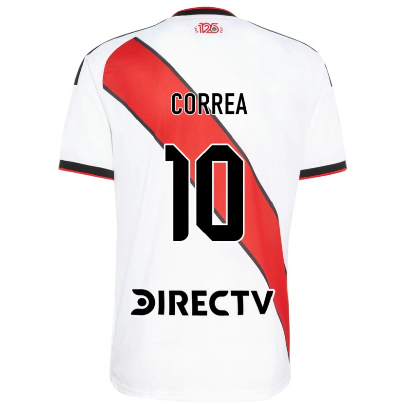 Danxen Criança Camisola Ángel Correa #10 Vermelho Branco Preto Principal 2026/27 Camisa