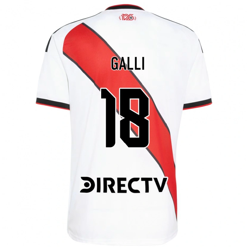 Danxen Criança Camisola Ludmila Galli #18 Vermelho Branco Preto Principal 2026/27 Camisa