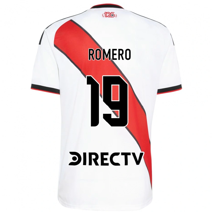 Danxen Criança Camisola Braian Romero #19 Vermelho Branco Preto Principal 2026/27 Camisa